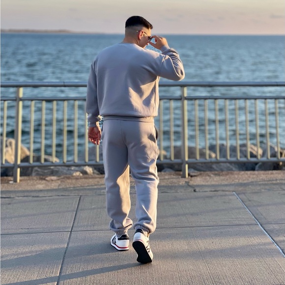 Unisex, crewneck sweatset, cotton - Picture 6 of 9